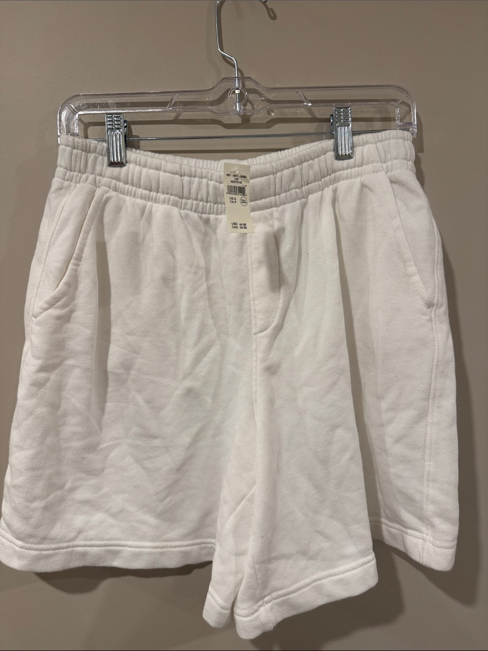 Aerie White Women's Elastic-Waist Casual Shorts